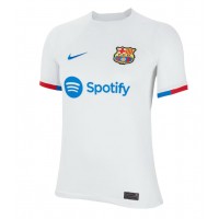 Camisa de Futebol Barcelona Ferran Torres #7 Equipamento Secundário Mulheres 2023-24 Manga Curta